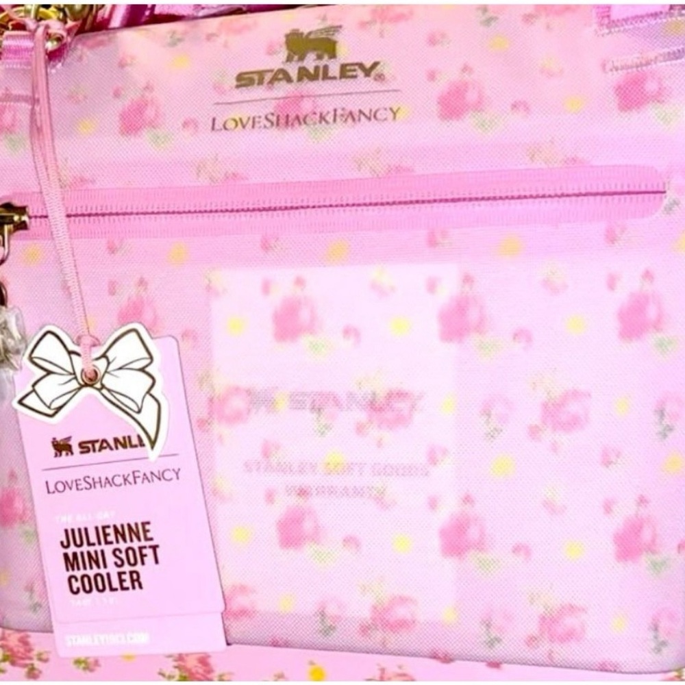 Stanley x LoveShackFancy Juilenne  Pink Floral Mini Soft Cooler
